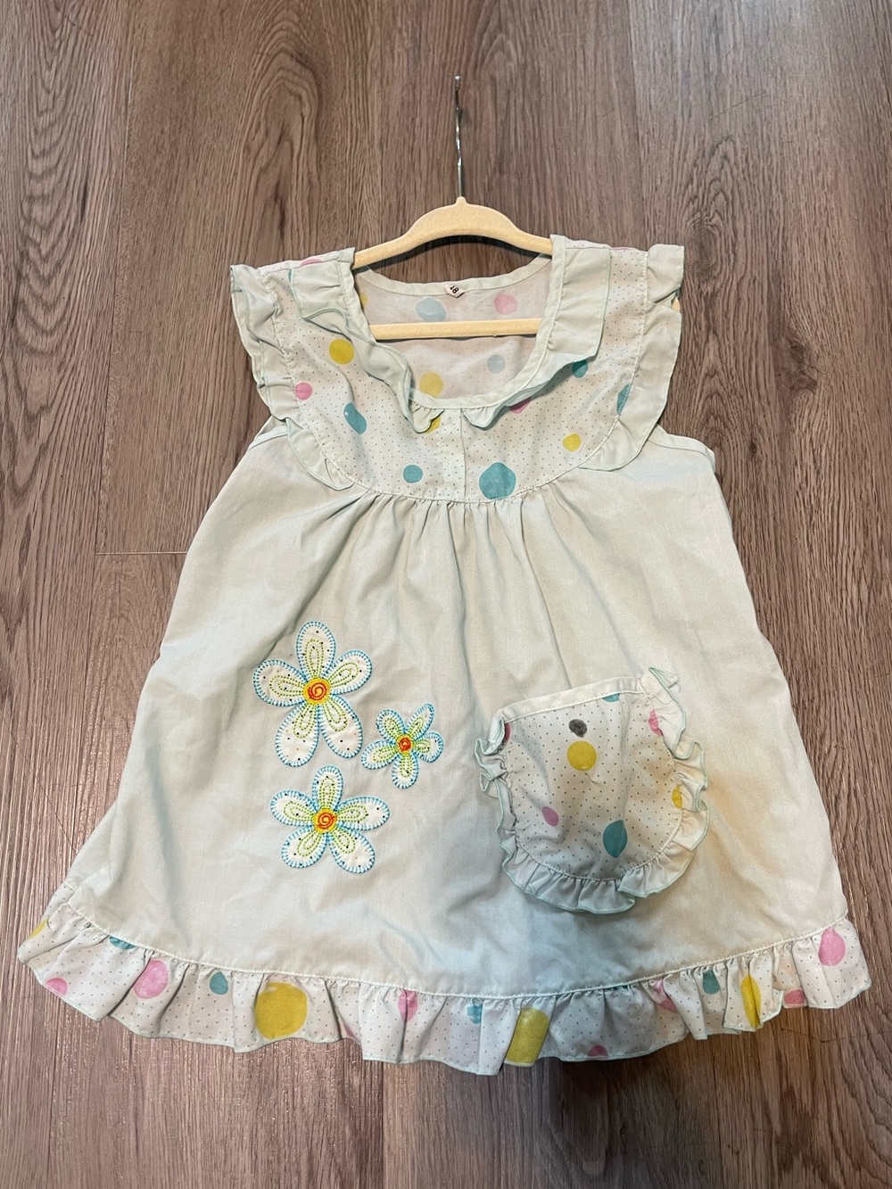 Kids vintage floral dress